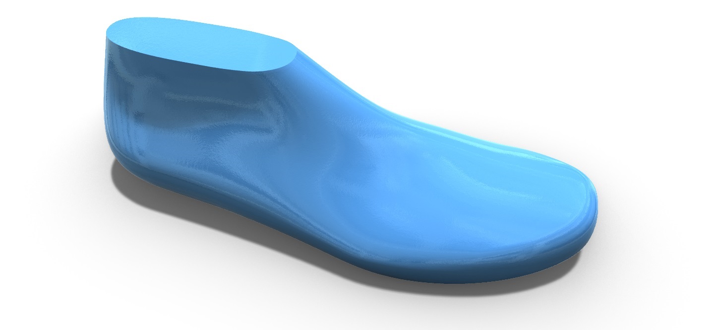 Manual Round Toe Shoe Last Design Software Perspective Shadowed2